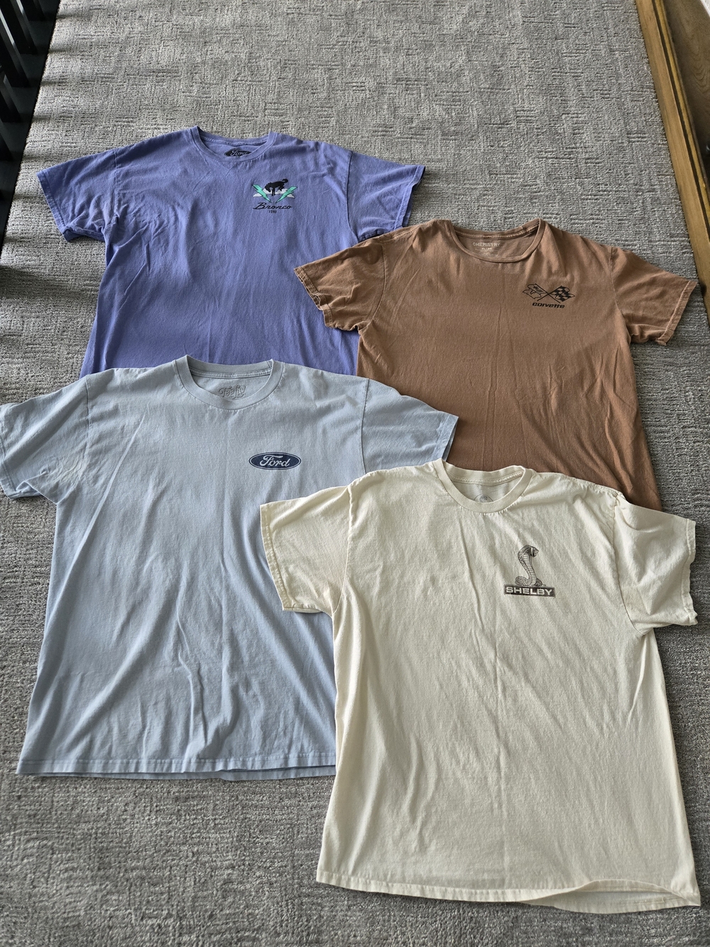 Men's Assorted Tee Shirts Size XL